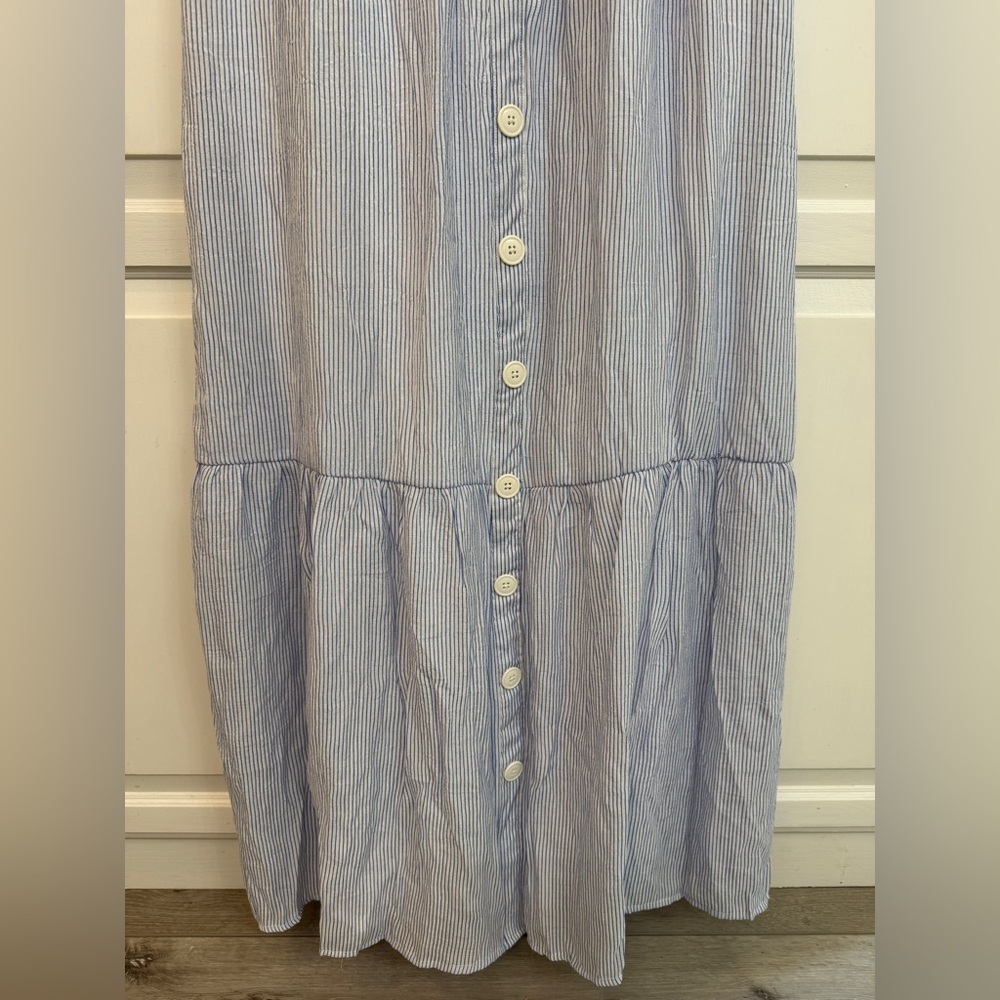 Coastal Blue Maxi Sundress with Button Detail by Just Found Size XL. Very pretty - Picture 6 of 8